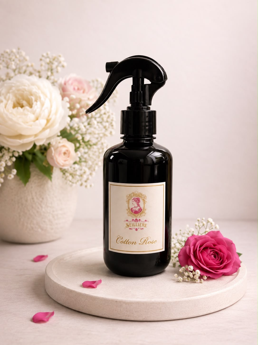 Cotton Rose Linen Spray